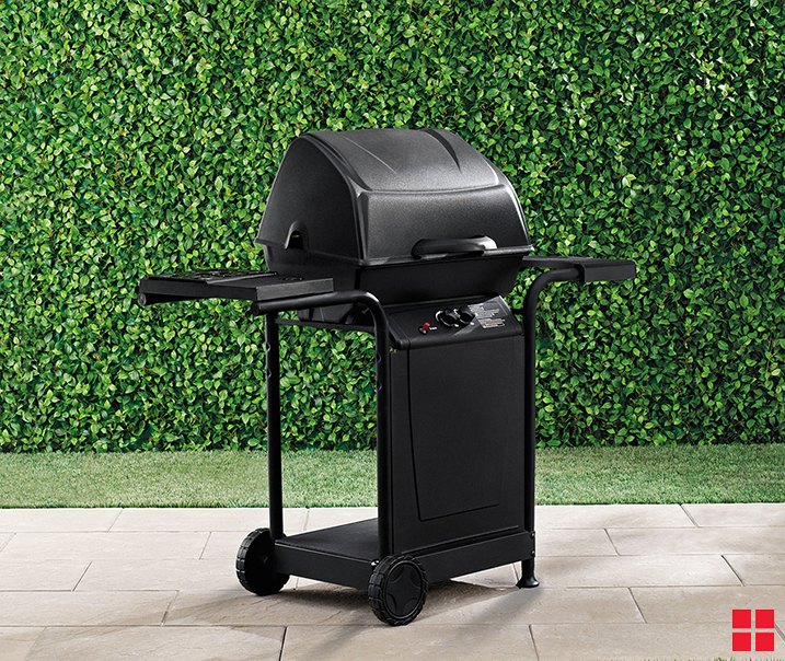 Grill painted with high heat paint