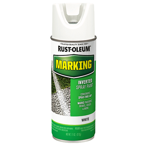 Rust-Oleum Marking Inverted Spray Paint White
