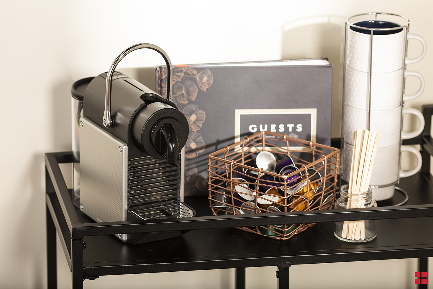 Spray Painted Wire Basket