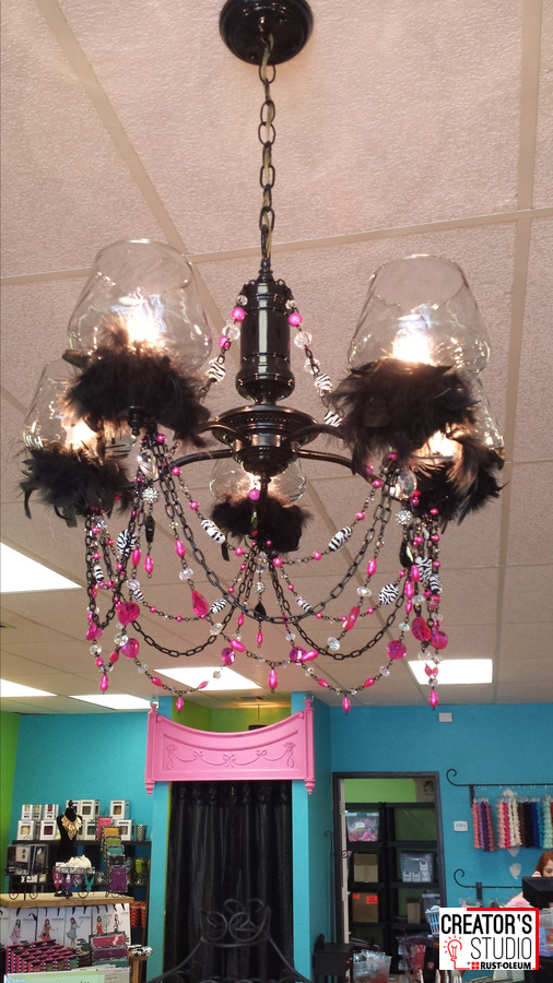 Boutique Chandelier Project 