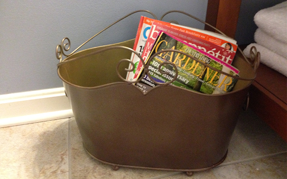 Magazine Bin After