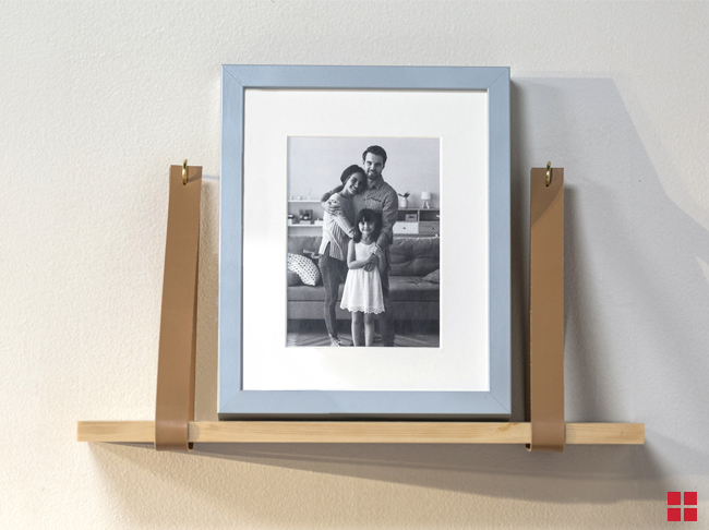 Spray Painted Solstice Blue Frame