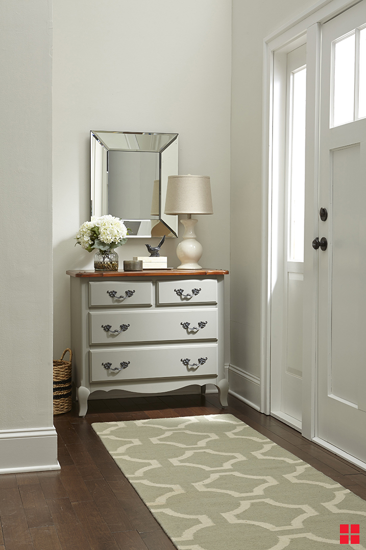 Chalked Paint Entryway Table project