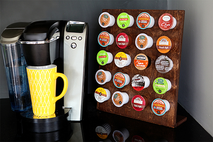 DIY Coffee Pod Organizer
