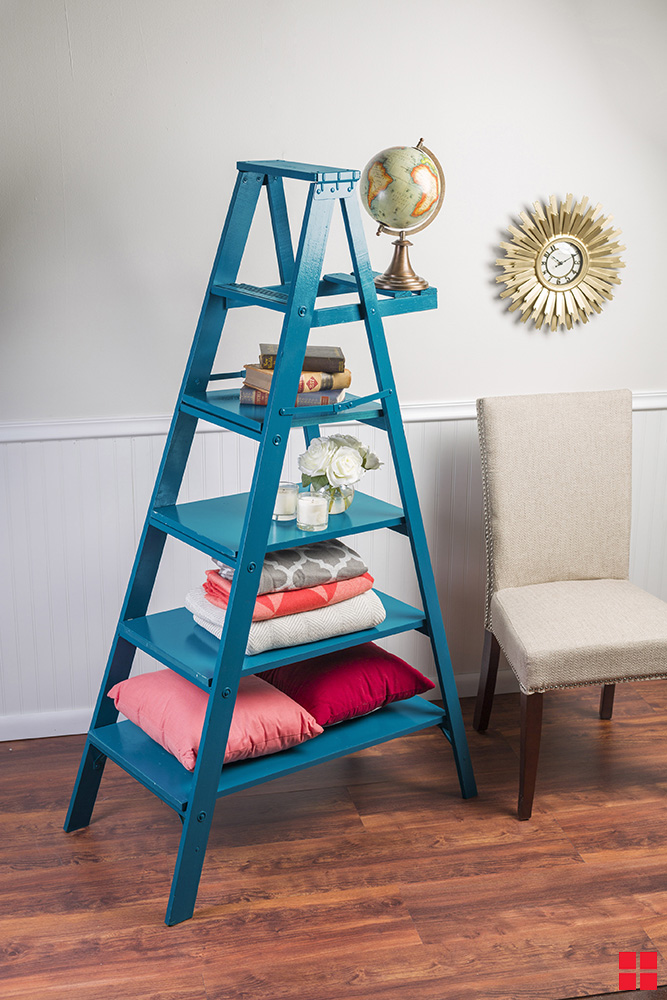 DIY Ladder Shelf