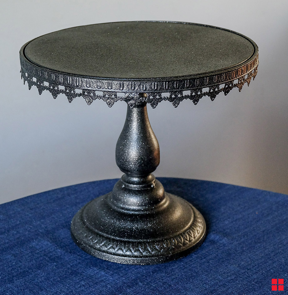 Spray Painted Cake Stand DIY