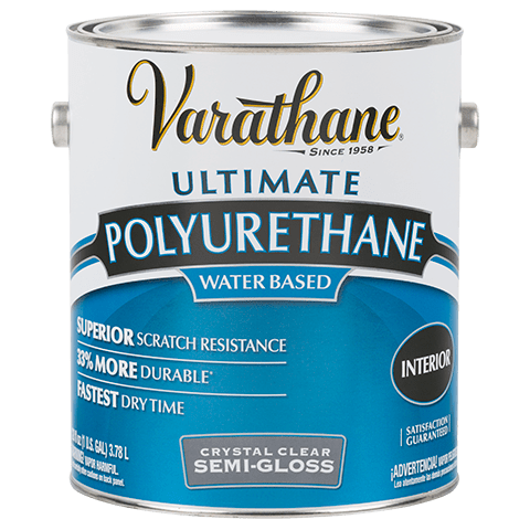 Varathane Ultimate Water Based Interior Crystal Clear Semi-Gloss Polyurethane