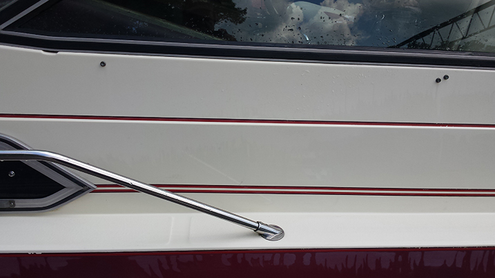 Boat cleaned with Krud Kutter