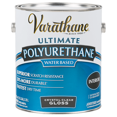 Varathane Ultimate Water Based Interior Crystal Clear Gloss Polyurethane