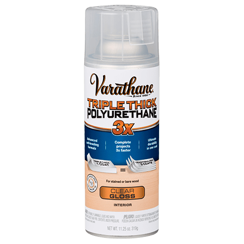 Varathane Tripl Thick 3X Interior Polyurethane Clear Gloss Spray Paint