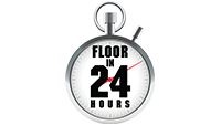 Floor in 24 stopwatch icon