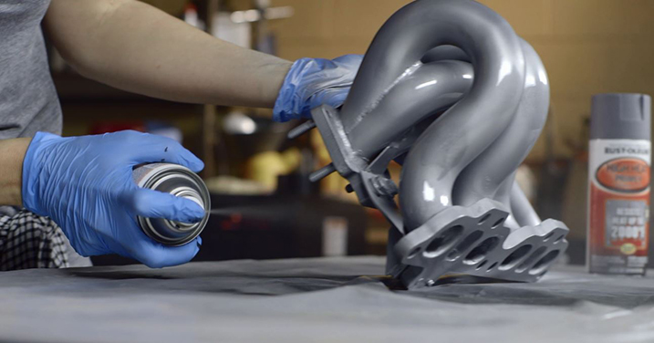 Finishing An Exhaust Manifold