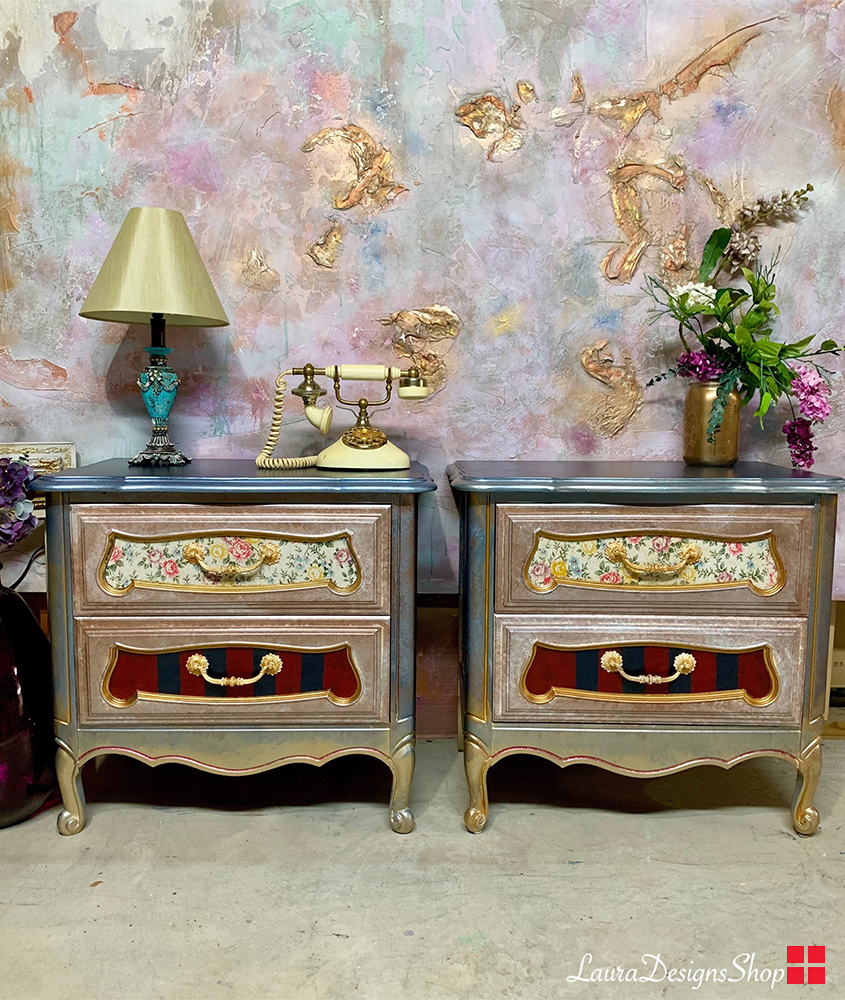 Upcycled Nightstand Tables
