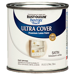 Rust-Oleum Painter's Touch Ultra Cover Satin Blossom White Brush On Paint