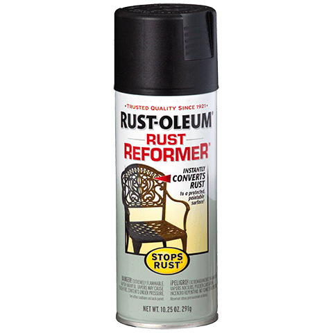 Can of Rust-Oleum Rust Reformer.