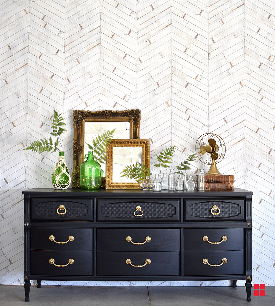 Milk Paint Dresser After
