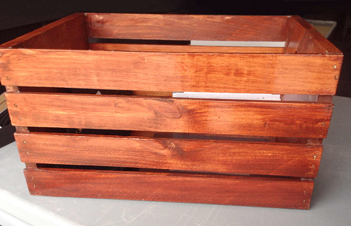 Traditional Cherry Crate Project