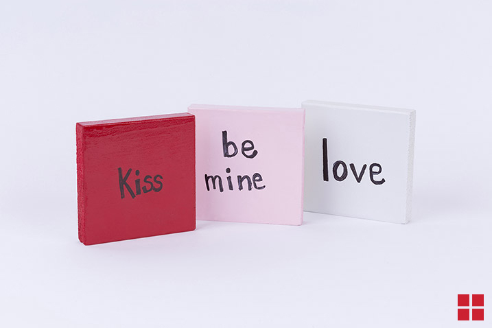 DIY Candy Heart Craft Blocks