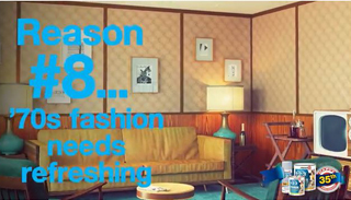 35 Reasons to Prime. Reason #8... Because 70's Fashion Needs Refreshing