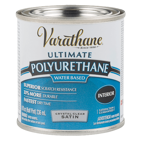 Varathane Ultimate Water Based Interior Crystal Clear Satin Polyurethane