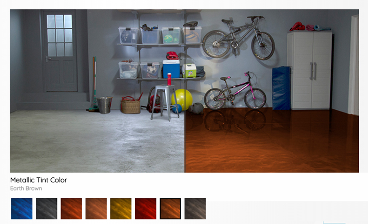RockSolid Metallic Floor Coating Color Visualizer Tool