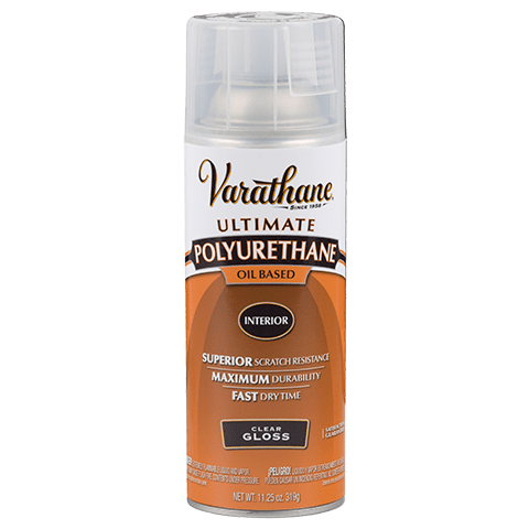 Varathane Ultimate Oil Based Interior Clear Gloss Polyurethane Spray Paint