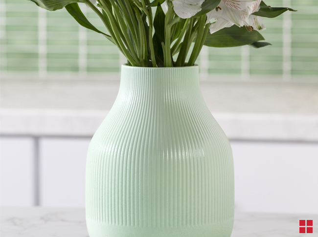 Spray Paint Modern Mint Vase