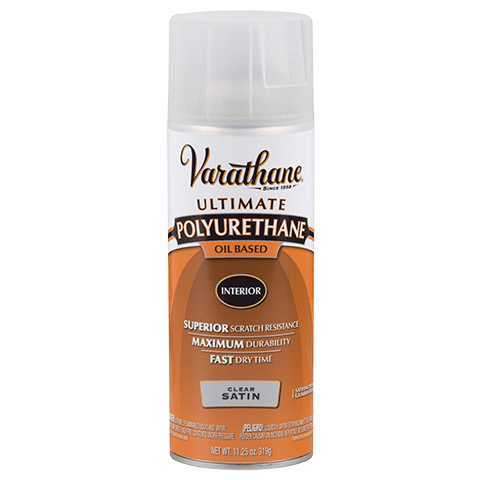 Varathane Ultimate Oil Based Interior Clear Satin Polyurethane Spray Paint