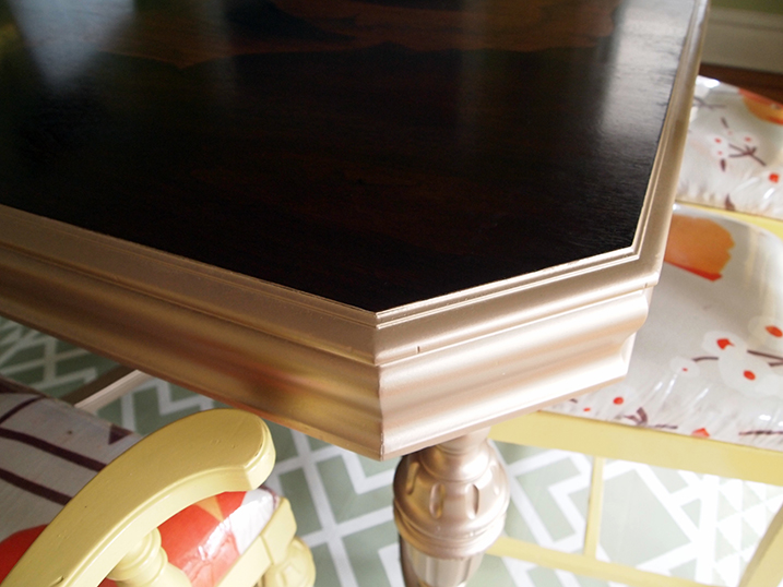 Refinish dining room tabletop