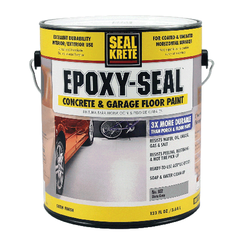 Epoxy-Seal Concrete Garage Floor Paint