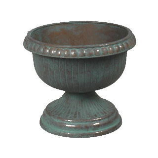 plastic patina planter
