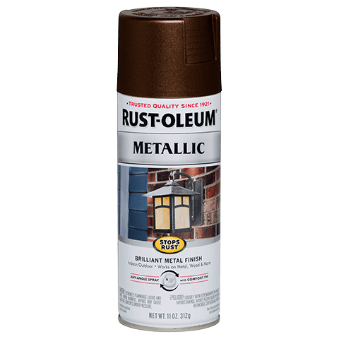Stops Rust Metallic Spray Paint Dark Copper