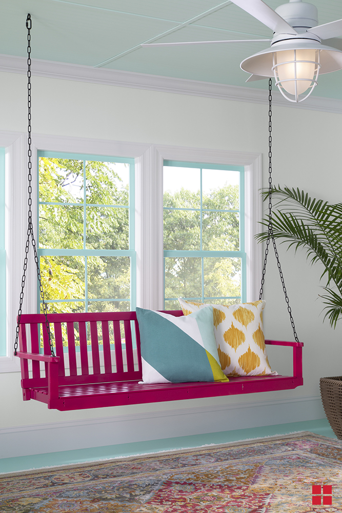 Magenta Porch Swing