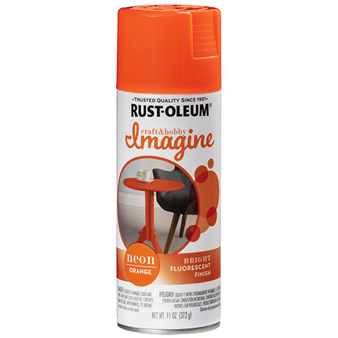 Rust-Oleum Imagine Craft & Hobby Neon Orange Spray Paint