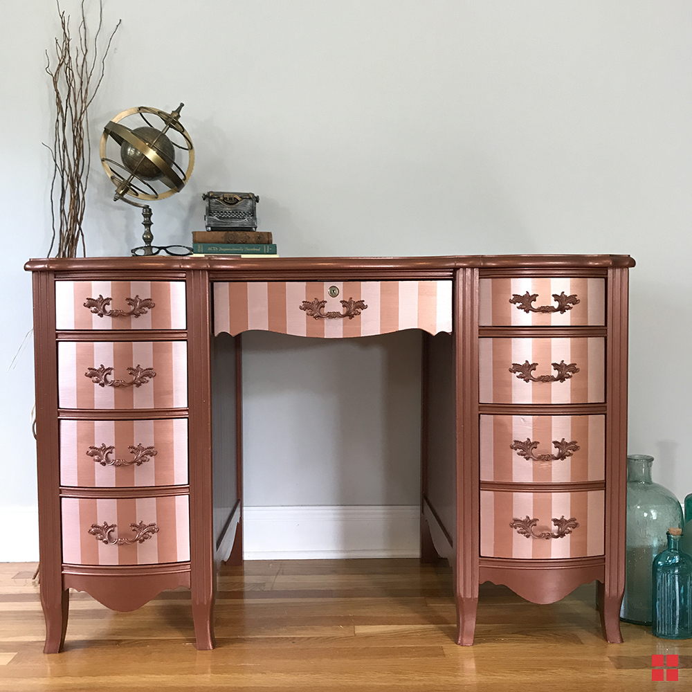Metallic Home Office Desk