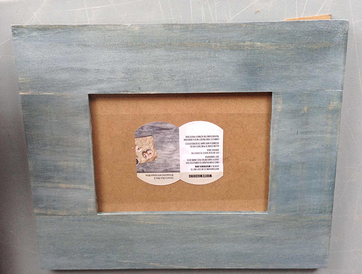 Distressed Picture Frame Project