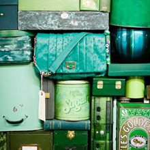 Green in the bathroom